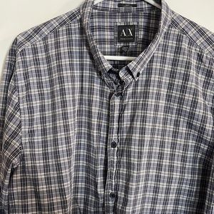 Mens Armani Long Sleeve Slim Fit XL